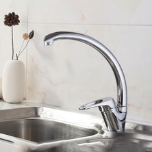 Kuğu Mix Banyo Lavabo Musluğu Eyve Sıcak Soğuk Çift Su Girişli Çeşmesi Bataryası 22 cm