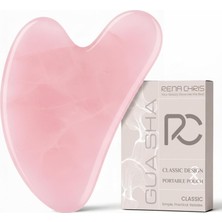 Gua Sha Yüz Aleti, Pembe Kristal Doğal Yeşim Taşı Guasha Tahtası Spa Akupunktur Terapisi Tetikleyici Nokta Tedavisi, Gua Sha Kazıma Masaj Aleti