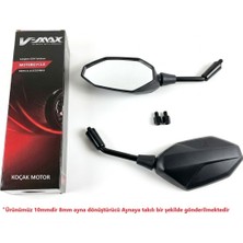 Koçak Motor V-Max Adv Motosiklet Ayna Takımı