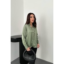 Orden Yaşam Mint Saten Gömlek