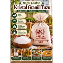 Tuzcu Kenan Doğal Çankırı Kristal Granül Kaya Tuzu 5 kg Değirmenlik Salamura Turşuluk