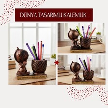MiraLive Dünya Tasarımlı Kalemlik - Öğretmenler Günü Hediyesi