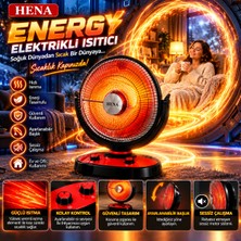 Blooming Plus Elektrikli Isıtıcı Infrared Yuvarlak Soba Portatif Ayarlanabilir Açılı Ev Ofis Tipi Pratik Isınma Cihazı