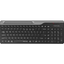 A4TECH A4 Tech FBK25 (Q) Türkçe Fn-Multimedya Bluetooth  2.4ghz Nano Kablosuz Klavye, Siyah