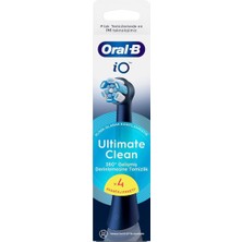 Oral-B Io Ultimate Clean Siyah Diş Fırçası Yedek Başlığı 4 Adet