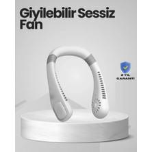 Çocuk ve Yetişkinler Için Güvenli Şarjlı Boyun Fanı Midastech