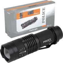 MiraLive Pc-11 Mini El Feneri Sadece 1  Kalem Pil Ile Çalışır Cree Q5 LED Teknolojisi, 100M Menzil ve Zoom Özelliği. Kompakt, Güçlü ve Ultra Ekonomik.