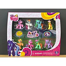 Dek My Little Pony 8’li Kutulu Figür Seti Pinkie Pie Rarity Rainbow Dash ve Arkadaşları