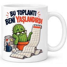 Ecotrend Toplantıdan Sağ Çıkan Tasarımlı Porselen Kupa - Model 917 ECO123