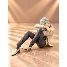 Livenda Jujutsu Kaisen Satoru Gojo Oturan Anime Figürü 14 cm ALK6580