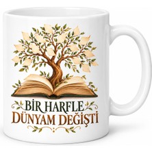 Storeşahin Öğreten Izler Tasarımlı Porselen Kupa - Model 935 SHN0720