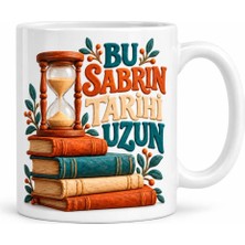 Bin1çeşit Tarih Öğretmeni Tasarımlı Porselen Kupa - Model 878