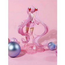 Dek Hatsune Miku Sakura Vocaloid Pembe Anime Pvc Figür 19 cm