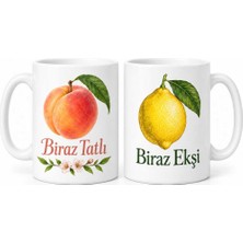 Bin1çeşit Tatlı Ekşi 2'li Porselen Kupa Seti - Model 506
