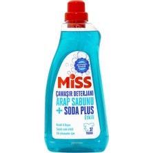 Miss Çamaşır Deterjanı Arap Sabunu + Soda Plus Etkili 1500 ml