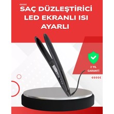 Belirtilmemiş Profesyonel 2025 Saç Düzleştirici Isı Ayarlı Titanyum Seramik Plakalı