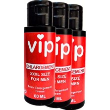 Belirtilmemiş Vip Xxxlcream For Men 3 Adet 60 ml Erkekler Için Büyütücükalınlaştırıcı 60 ml