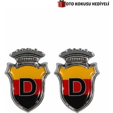 Autowise D Harfi Almanya Adac Arma Logo Amblem Deuschland 2 Adet