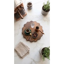 Famwood Art Büyük Boy Ahşap Sunumluk ve Supla & Nihale %100 Çam