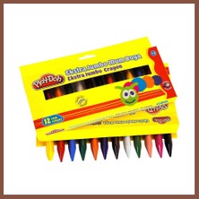 Bezos 12 Renk Extra Büyük Boy Crayon Dry