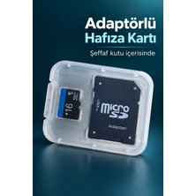 Eldenör Adaptörlü 16 GB Hafıza Kartı Şeffaf Kutu Içinde - Lisinya LSELDR06