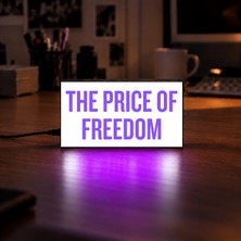 Gişe Arts Masa Lambası - The Prıce Of Freedom (Özgürlüğün Bedeli.) Adaptörlü Dekoratif & Hediyelik Lamba