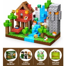 Mc Blok Minecraft Manyetik Küp Blok Orman Temalı Yapı Taşı 150 Parça