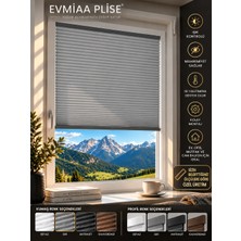 Evmiaaplise Cam Balkon Plise Perdes-Katlanabilir-Çift Yönlü-Pileli Perde-Pliseperde