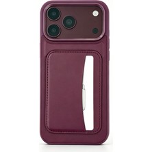 Akare iPhone 18 Pro Kılıf Kartlıklı Kamera Yükseltili Silikon Akr