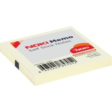 Noki Memo Postit 75*75 Açık Sarı 12007 12'li Paket