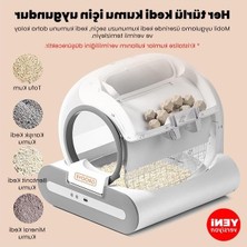 65L Kapasite Akıllı Kedi Tuvaleti, 9l Çöp Torbası