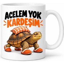 Bin1çeşit Yavaşlığın Zirvesi Tasarımlı Porselen Kupa - Model 716