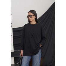 Kadriye Baştürk Helei Basic T-Shirt Siyah