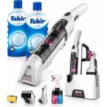 Shark Kablosuz Kullanım, Çift Formül Sistemi, Elde Leke Temizliği Halı ve Koltuk Yıkama Makinesi, Fakir 2×1000 ml Halı ve Koltuk Şampuanı ve 2×20 ml Lavanta Yağı Bakım Seti HX100EUT