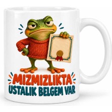 Bin1çeşit Mızmızlık Lisansı Tasarımlı Porselen Kupa - Model 728