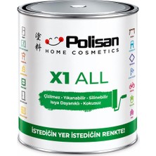 AvantajAl Polisan X1 All Su Bazlı Akrilik Boya 0.75 Lt Beyaz