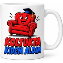 Bin1çeşit Koltuk Terfisi Tasarımlı Porselen Kupa - Model 763
