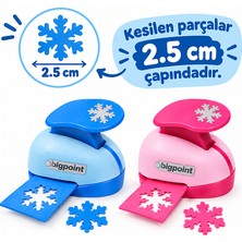 Bigpoint Şekilli Delgeç 2.5cm Kar Tanesi x 12 Adet
