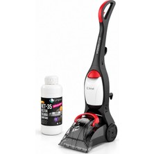 Kiwi 500 W Güç, 2,1 L Temiz Su, 1,7 L Kirli Su Halı ve Koltuk Yıkama Makinesi, Limprox Net-35 1 L Halı ve Koltuk Şampuanı ve Onerous Tiftik Makinesi Bakım Seti KCC-4370