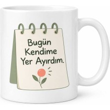 Bin1çeşit Sessiz Takvim Tasarımlı Porselen Kupa - Model 438
