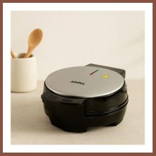Bezos Waffle Makinesi (4'lü, Yapışmaz Döküm, Paslanmaz Üst) Dry