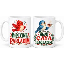 Nida Sakinleştiren Eş 2'li Porselen Kupa Seti - Model 954 Nıda