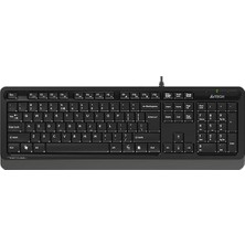 A4Tech A4 Tech FK10 Q Tr mm Gri/siyah USB Kablolu Klavye