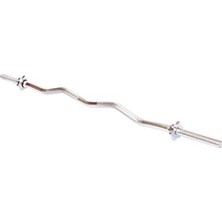 120 cm Krom Z Bar, Dayanıklı ve Kullanışlı Ağırlık Antrenmanı Için