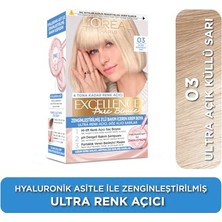 L’oréal Paris Excellence Creme Saç Boyası - 03 Ultra Açık Küllü Sarı