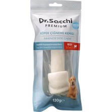 Dr. Premium Sığır Etli Sığır Derisi Düğüm Kemik Tahılsız Köpek Ödülü 7-8 Inç 130-140GR
