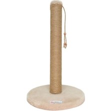 Yuvarlak Taban Kedi Tırmalama Tahtası 52CM Açık Kahve