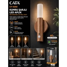 Cata CT-5250 Kumru Şarjlı LED Duvar Aplik Günışığı (Siyah Görünümlü)          [enerji Sınıfı A]
