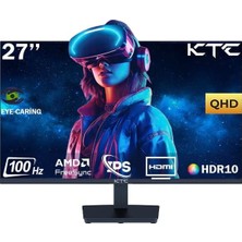 H27T27 27 100 Hz (Hdmı + Dısplay Port) 2560×1440 Freesync Wqhd IPS Flat Monitör