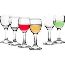 Happy Trend Cordial & Likör Ekstra Mini Bardak 60 cc - 6'lı Set